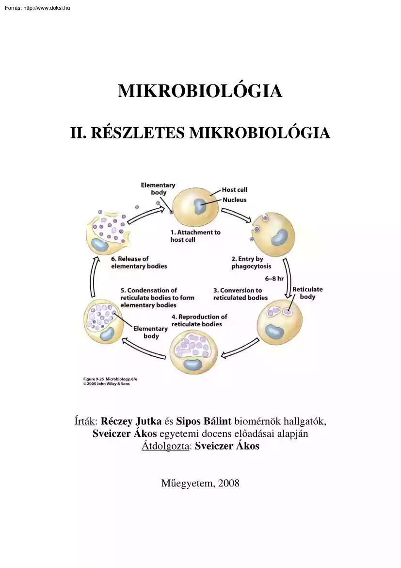 Réczey-Sipos - Mikrobiológia