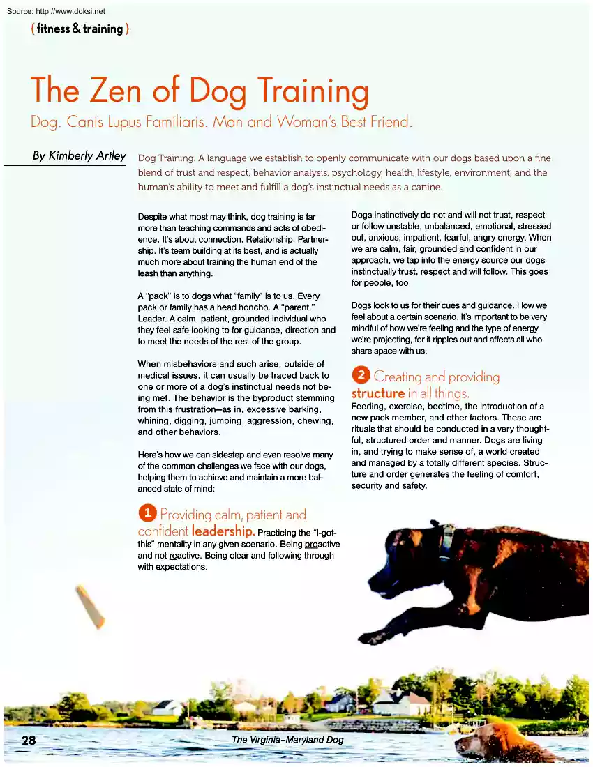 Kimberly Artley - The Zen of Dog Training