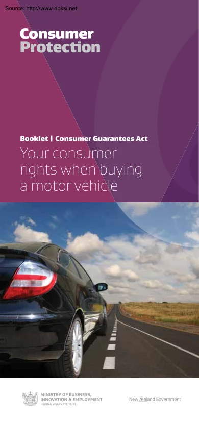 Your Consumer Rights When Buying a Motor Vehicle