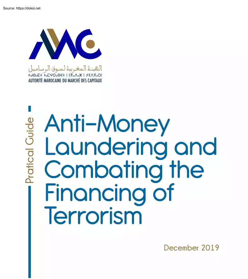 Anti Money Laundering and Combating the Financing of Terrorism
