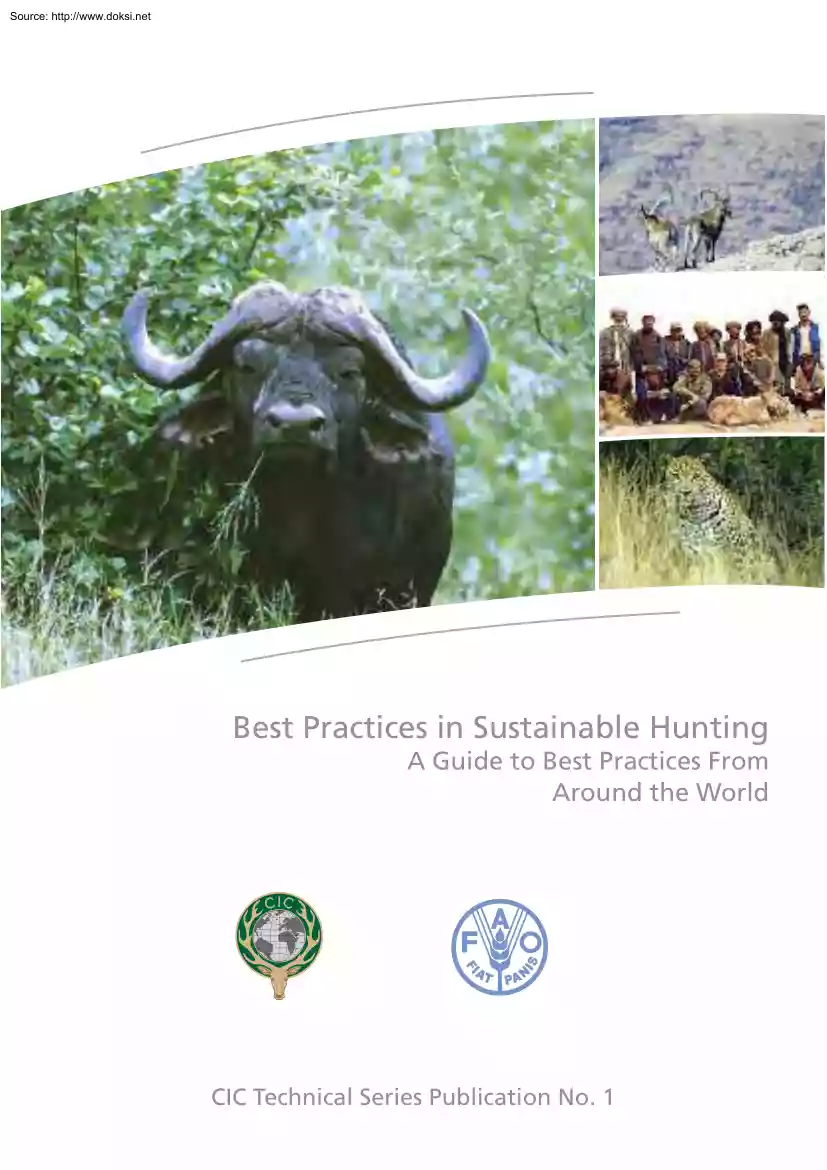 Baldus-Damm-Wollscheid - Best Practices in Sustainable Hunting, A Guide to Best Practices From Around the World