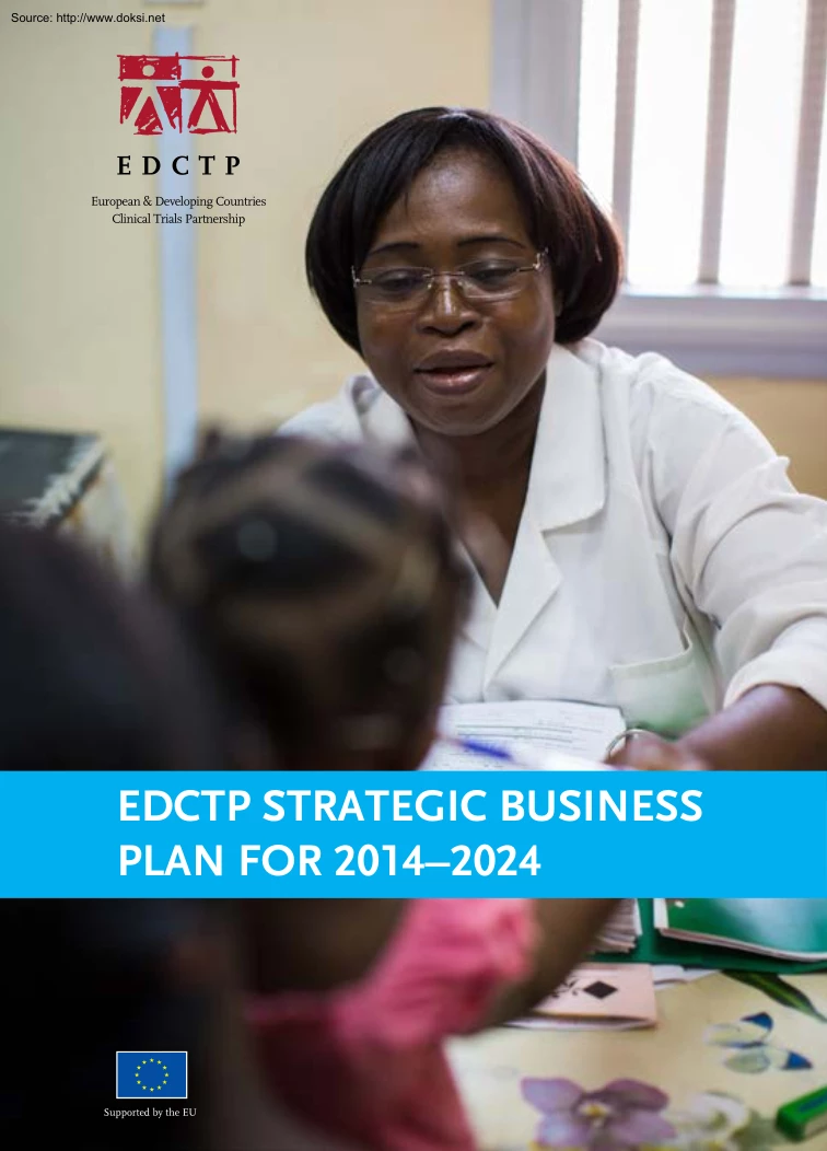 EDCTP Strategic Business Plan for 2014 to 2024