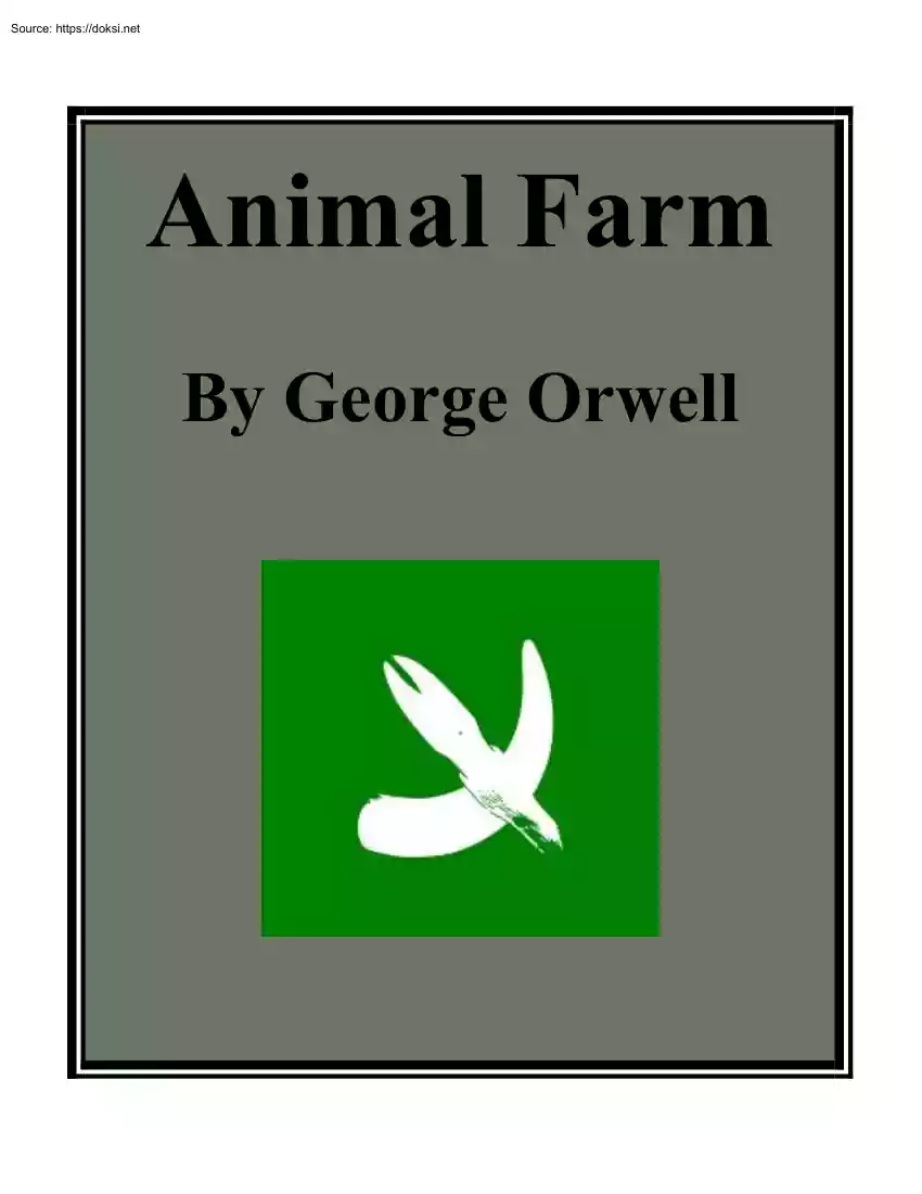 Animal Farm by George Orwell, Study Guide