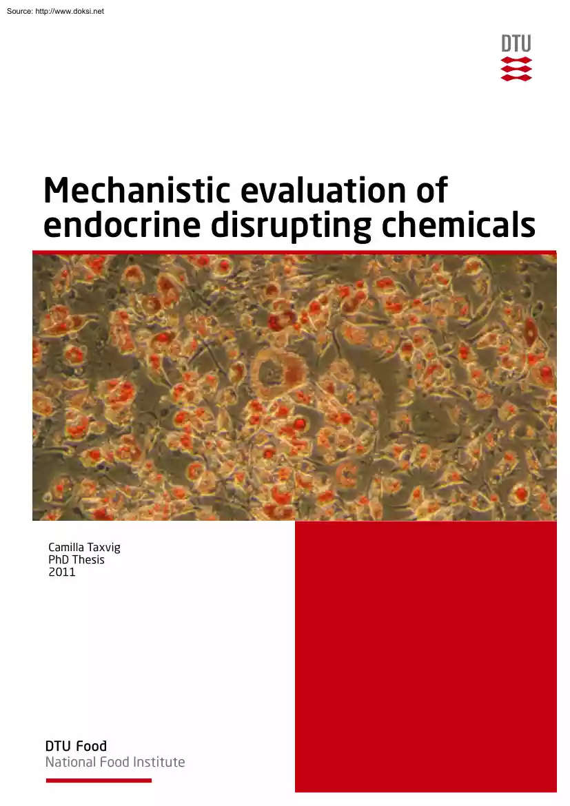 Camilla Taxvig - Mechanistic evaluation of endocrine disrupting chemicals