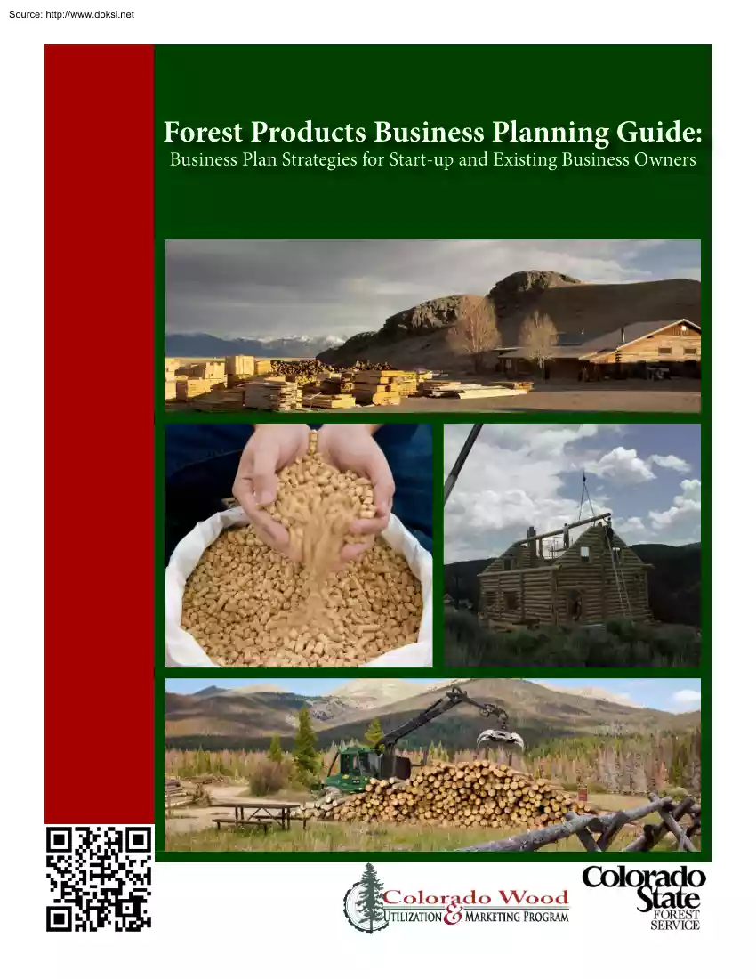 Forest Products Business Planning Guide, Business Plan Strategies for Start Up and Existing Business Owners