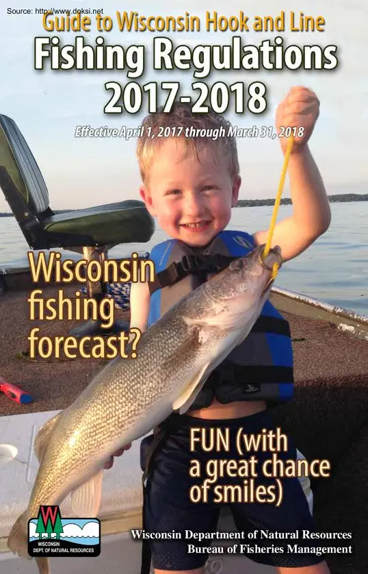Guide to Wisconsin Hook and Line Fishing Regulations 2017 to 2018