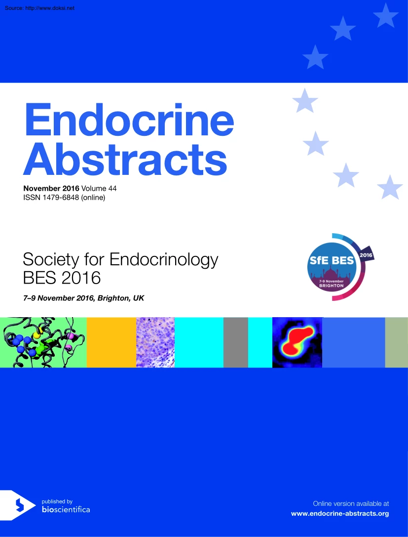 Endocrine Abstracts, 2016-11