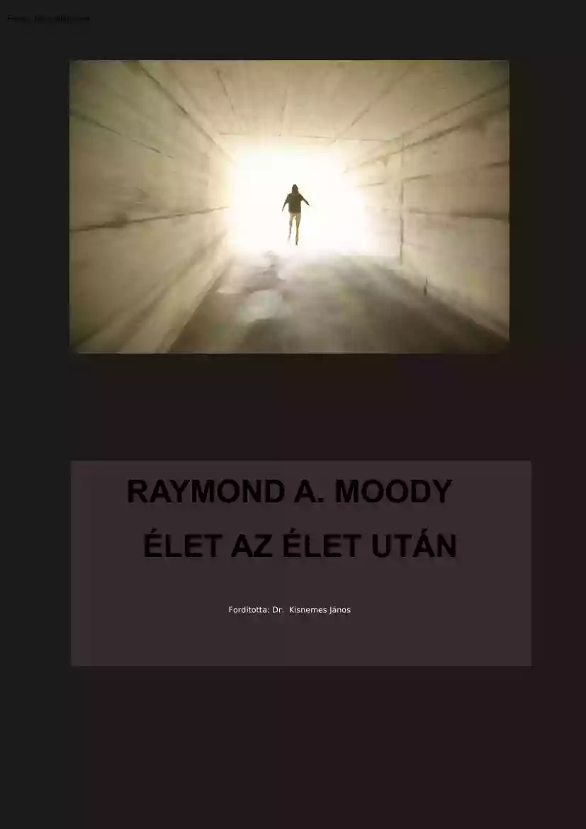 Raymond A. Moody - Élet az élet után