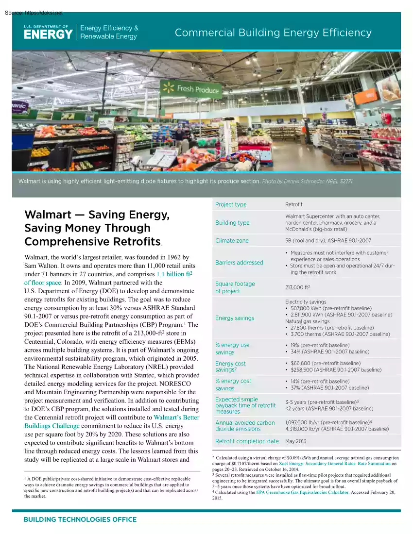 Commercial Building Energy Efficiency