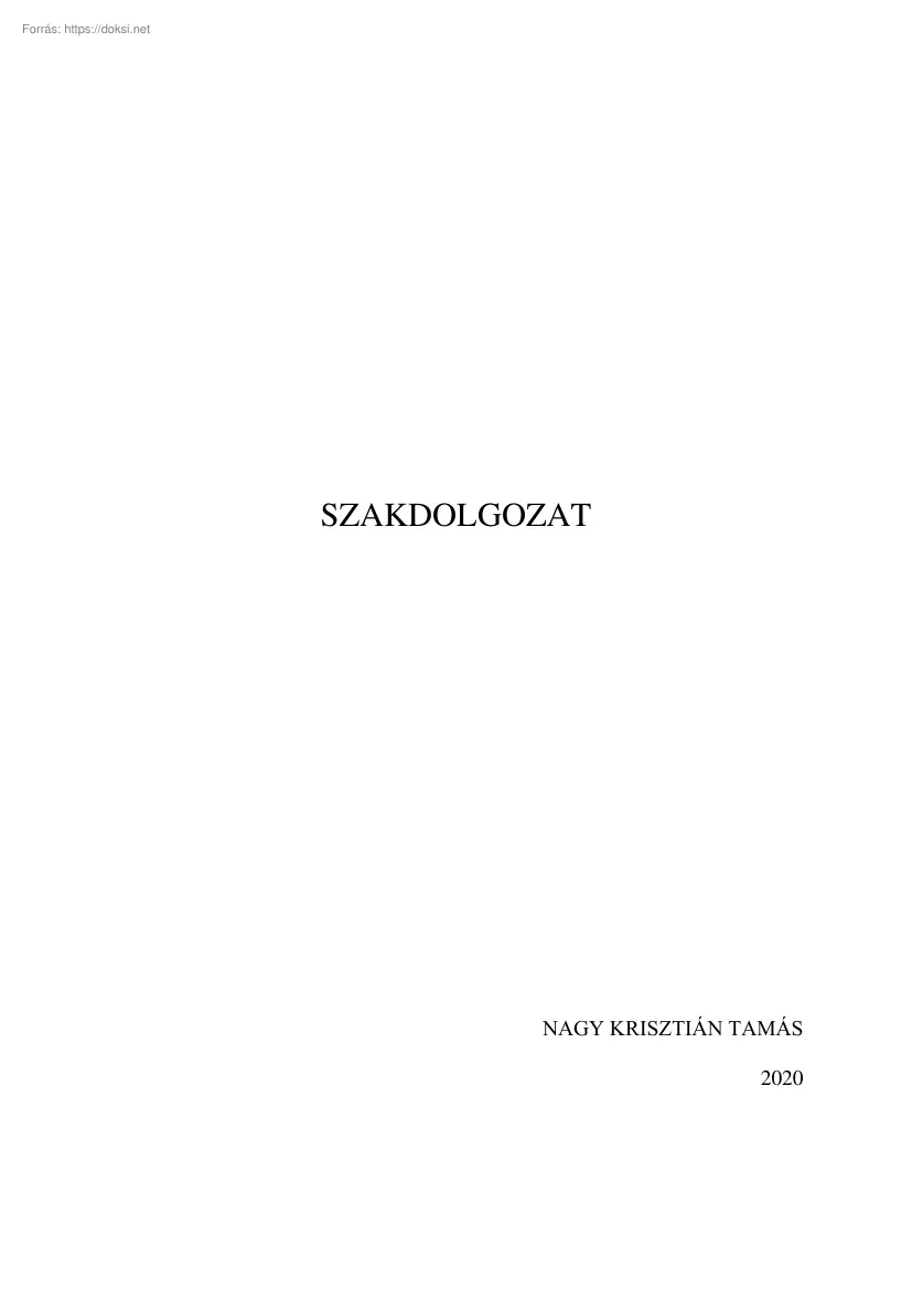 Nagy Krisztián Tamás - A Café Frei marketingstratégiája és fogyasztói megítélése