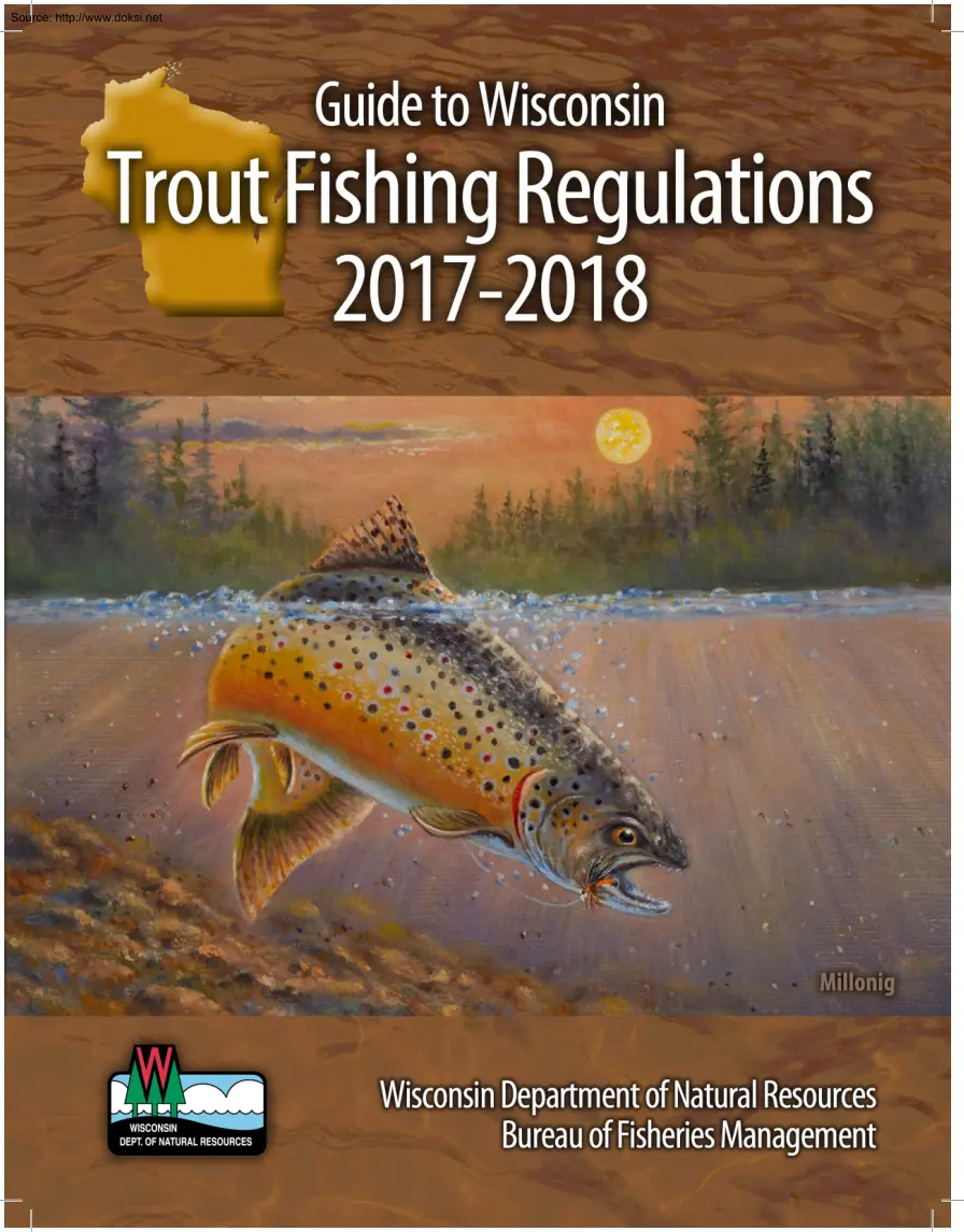 Guide to Wisconsin, Trout Fishing Regulations 2017 to 2018