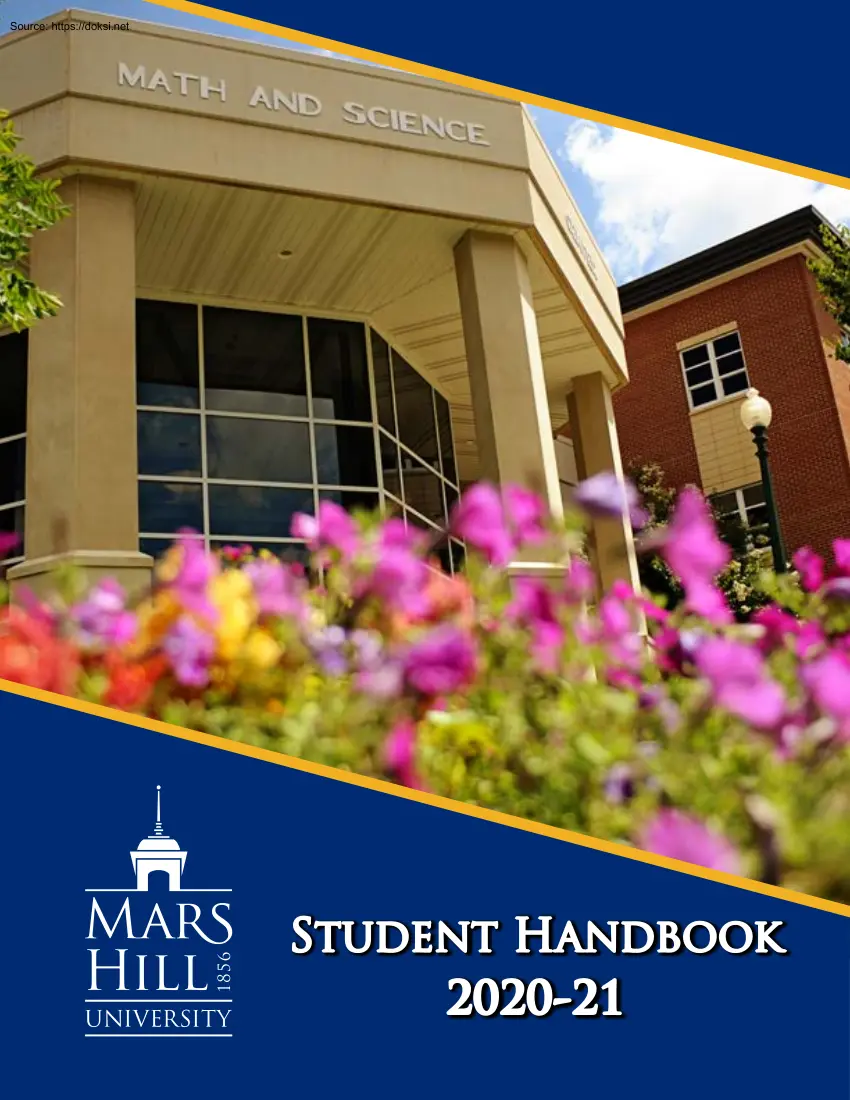 Mars Hill University Student Handbook