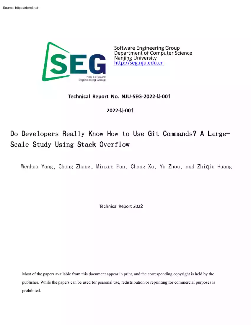 Do Developers Really Know How to Use Git Commands? A Large-Scale Study Using Stack Overflow