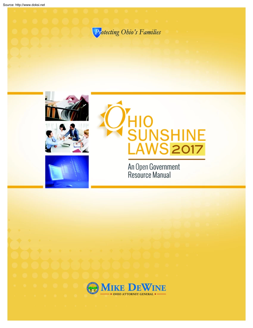 Ohio Sunshine Laws, An Open Government Resource Manual