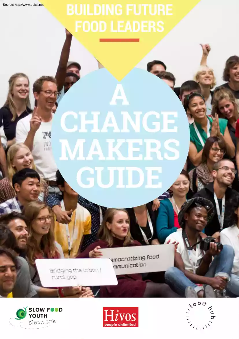 Building Future Food Leaders, A Change Makers Guide