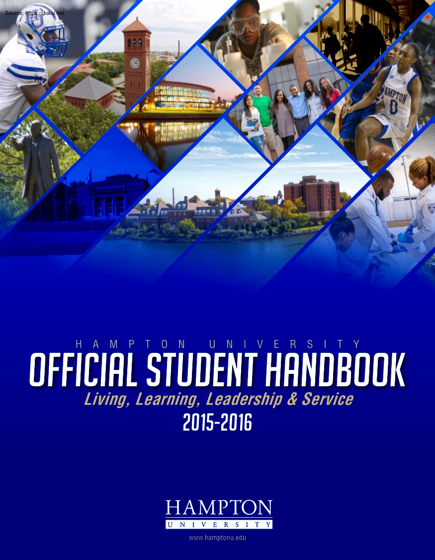 Hampton University, Official Student Handbook