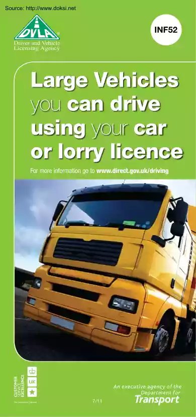 Large Vehicles You Can Drive Using Your Car or Lorry Licence