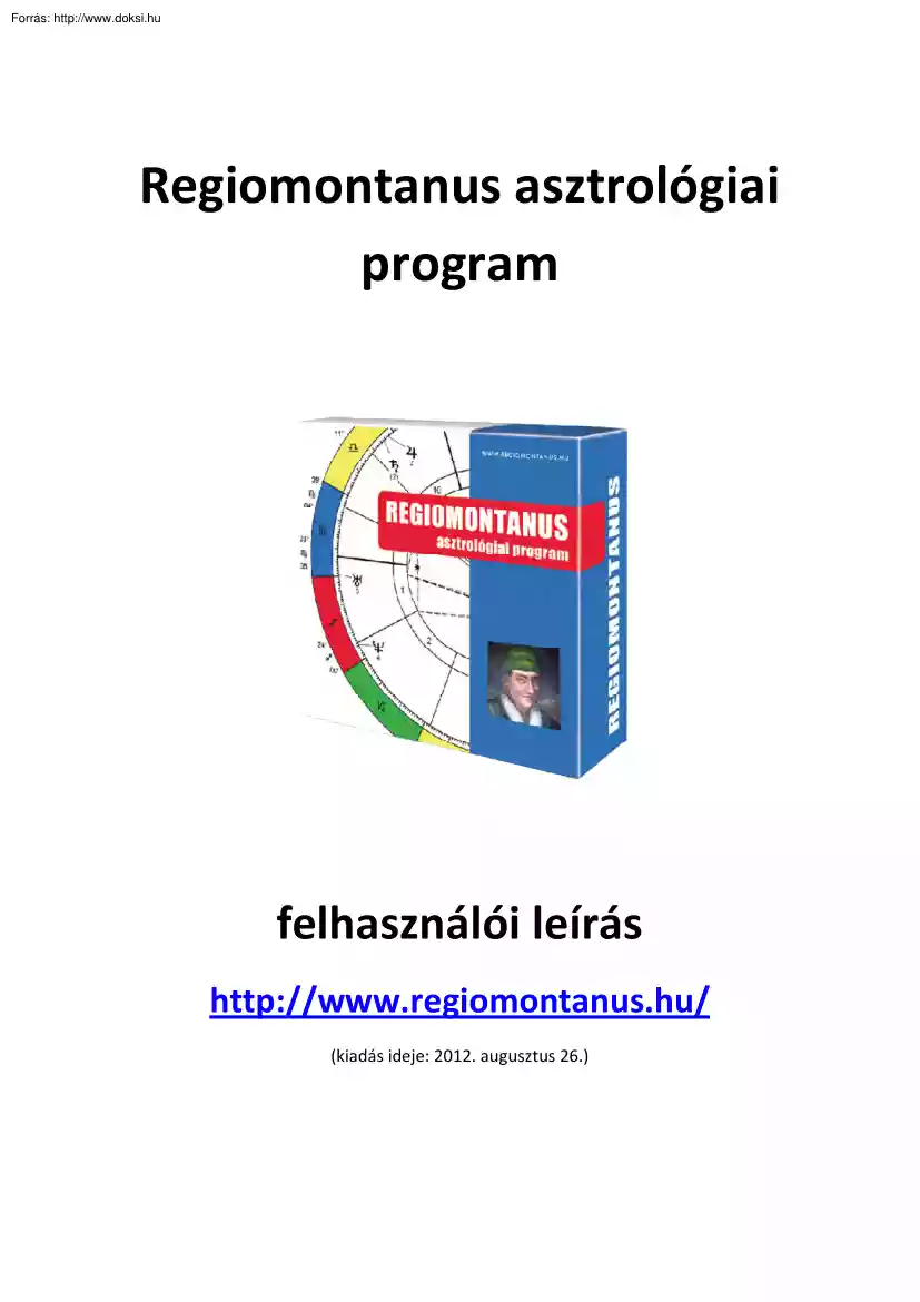 Regiomontanus asztrológiai program