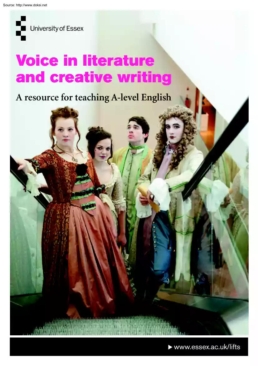 Voice in Literature and Creative Writing