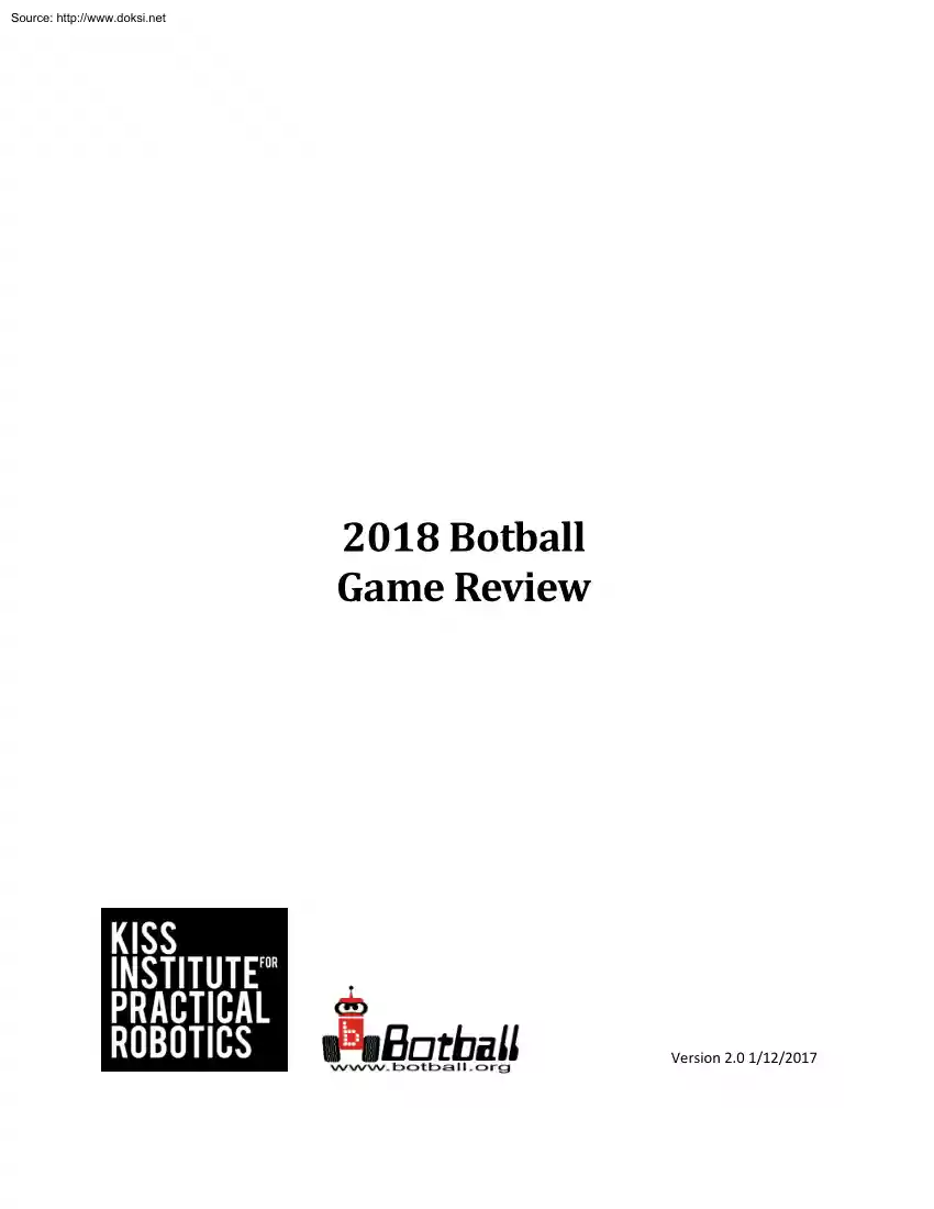Botball Game Review