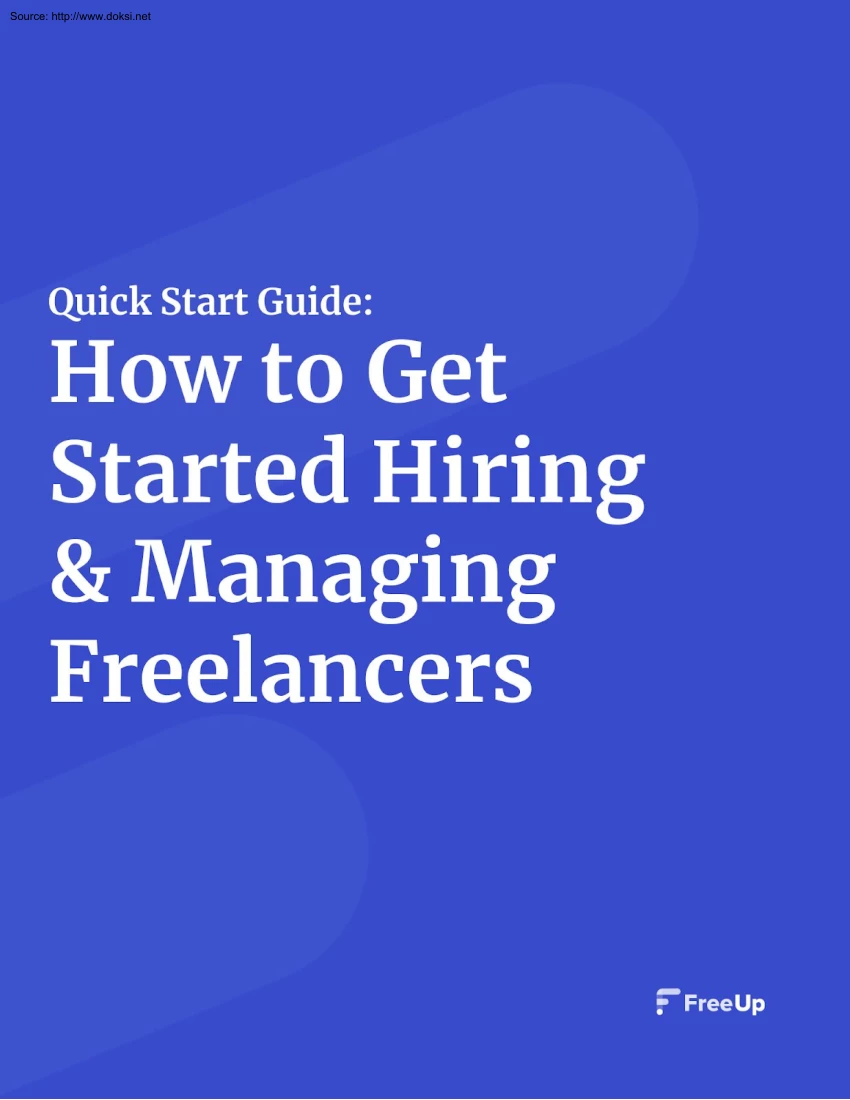 How to get started hiring and managing freelancers