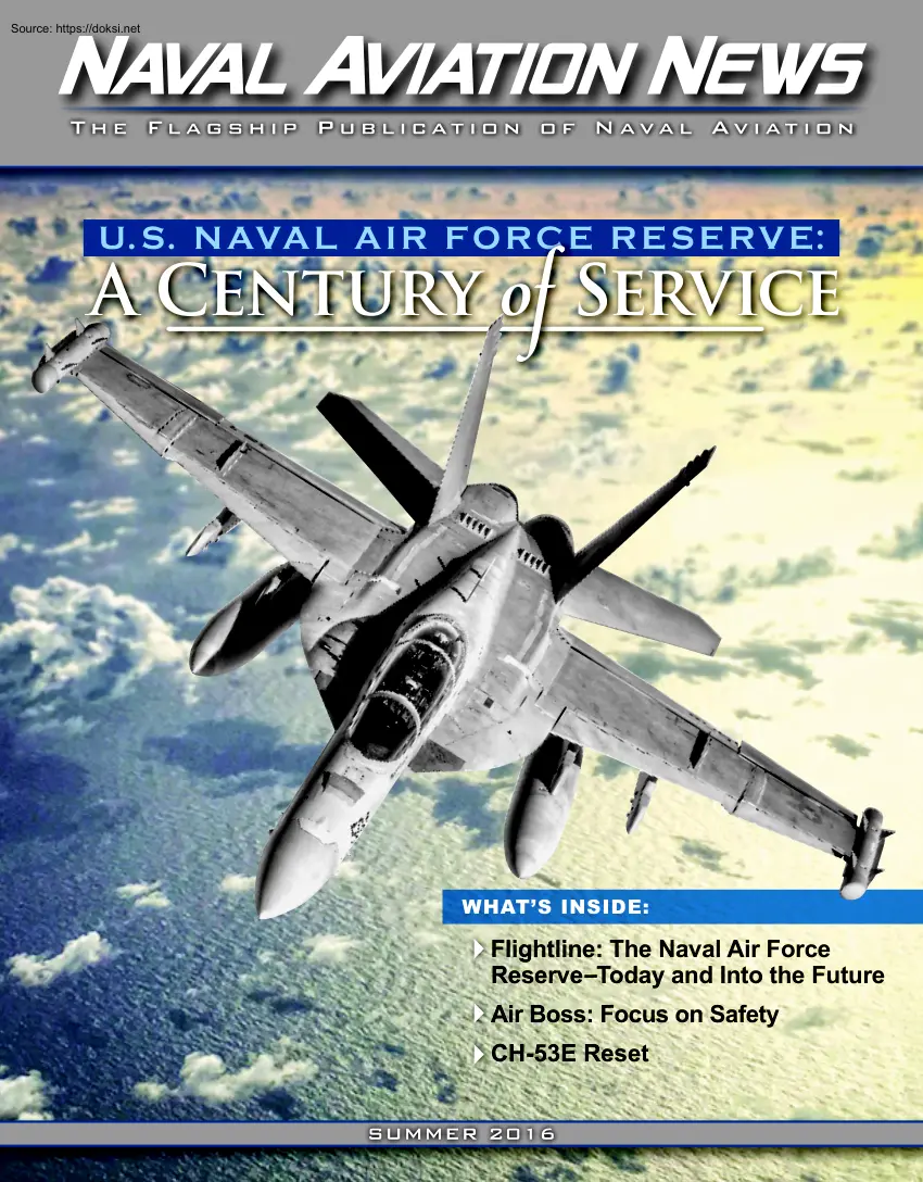 U.S. Naval Air Force Reserve, A Century of Service, Naval Aviation News