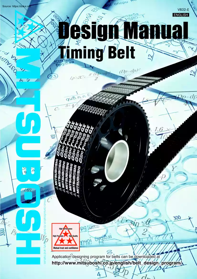 Design Manual Timing Belt