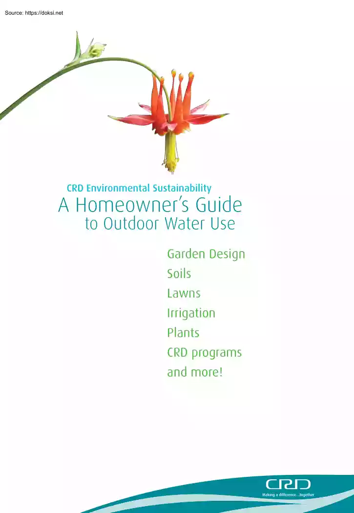 A Homeowners Guide to Outdoor Water Use