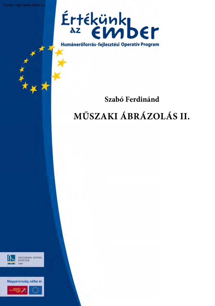 Szabó Ferdinánd - Műszaki ábázolás II.