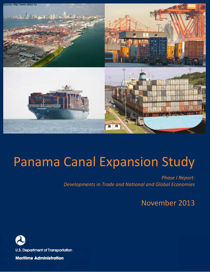 Panama Canal Expansion Study