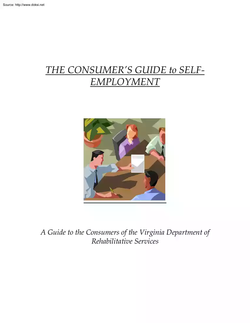 The Consumer Guide to Self Employment