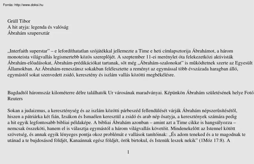 Grüll Tibor - A hit atyja, legenda és valóság