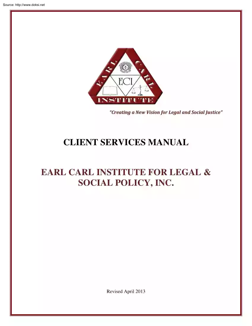 Client Service Manual