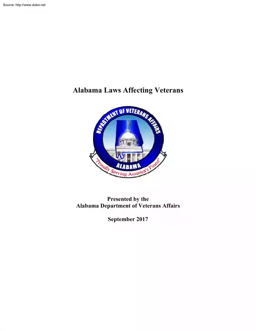 Alabama Laws Affecting Veterans