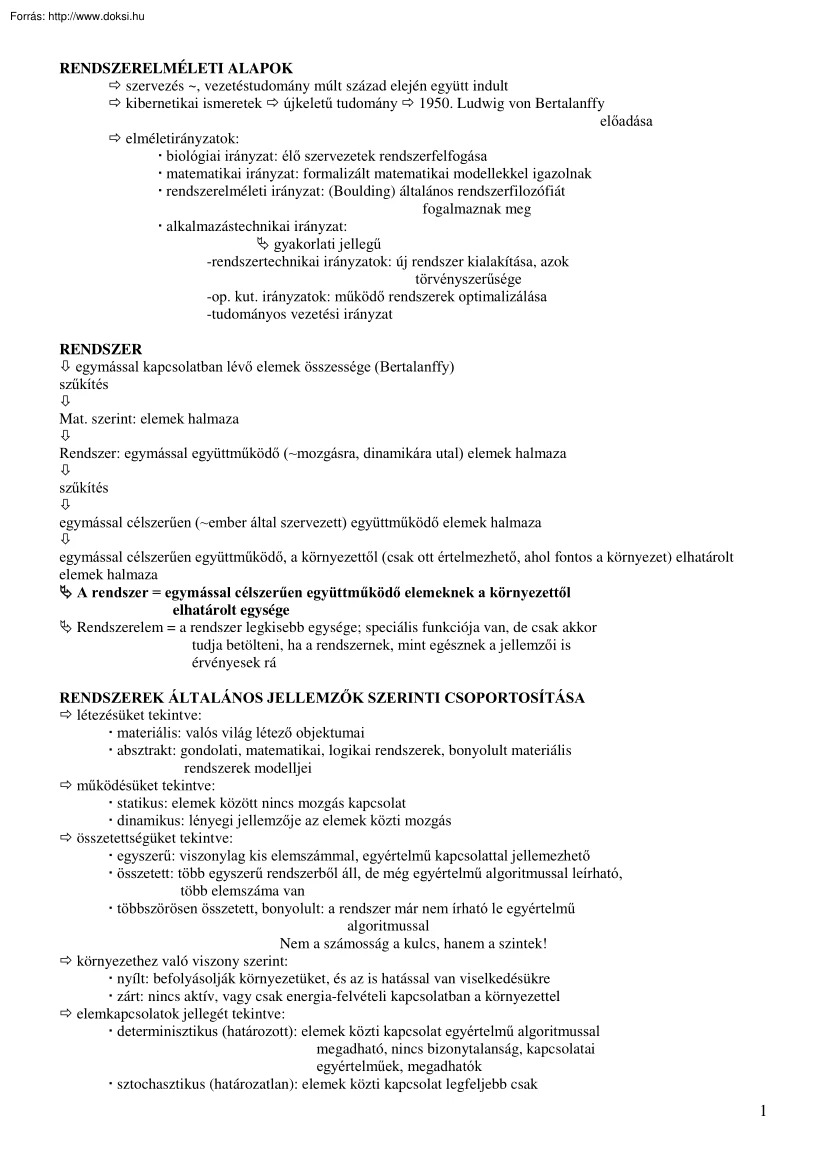 PSZF Gazdasági Informatika elméleti jegyzet, 2005
