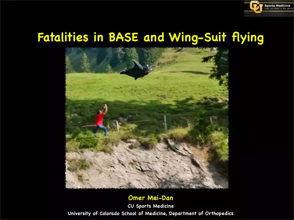 Fatalities in Base and Wing-Suit Flying