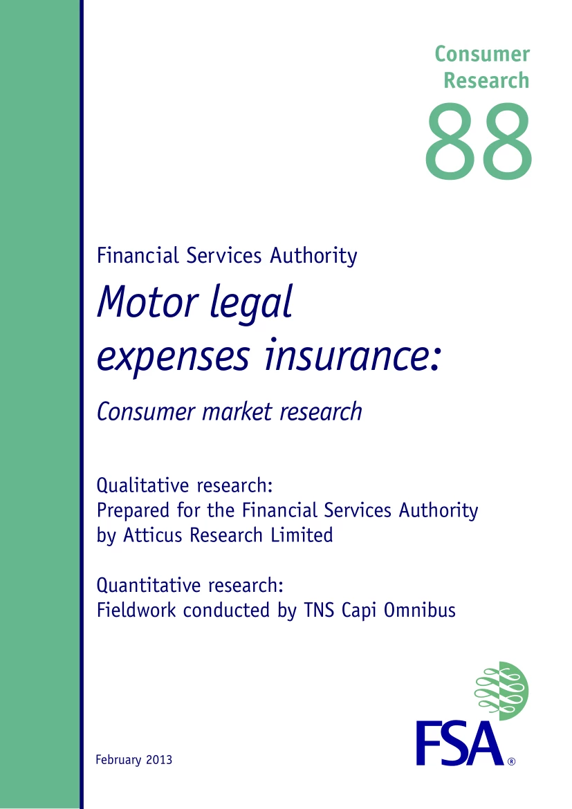 Motor Legal Expenses Insurance