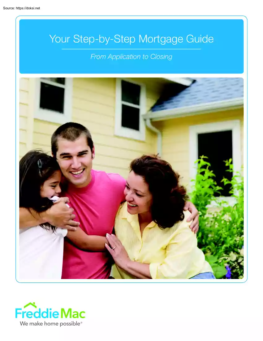 Your Step by Step Mortgage Guide