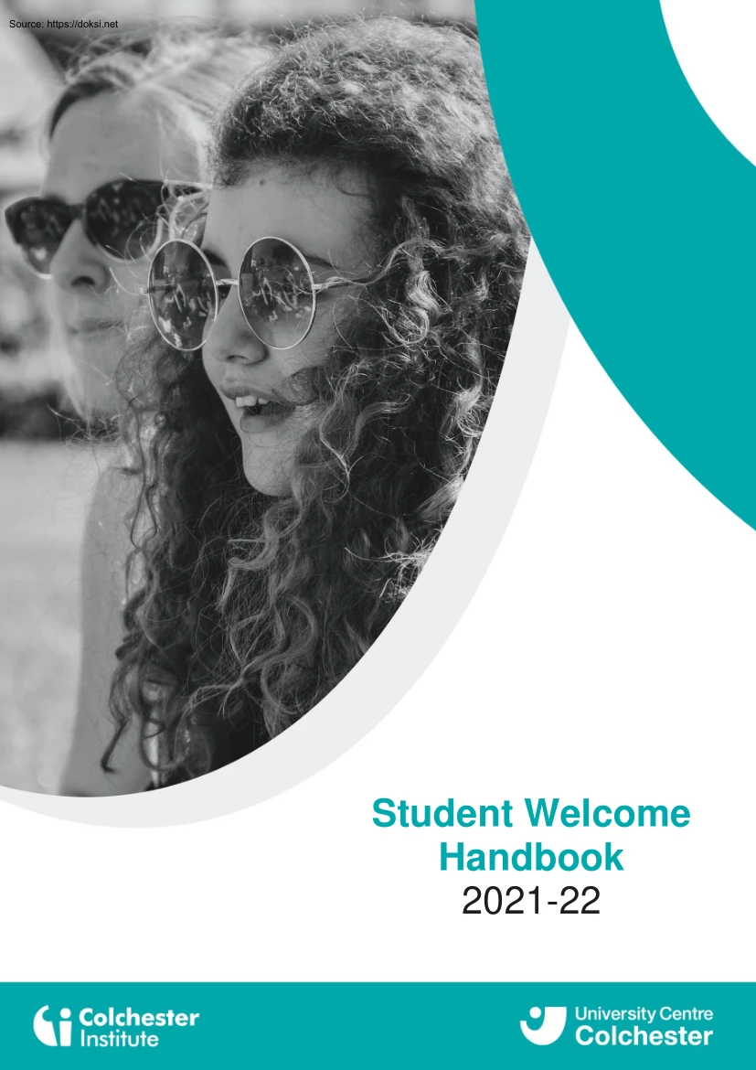 University Centre Colchester, Student Welcome Handbook