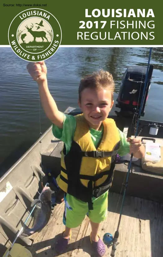 Louisiana, 2017 Fishing Regulations