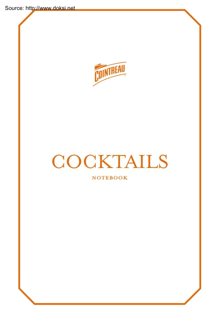 Cocktails Notebook