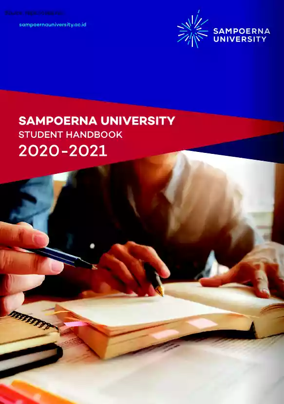 Sampoerna University, Student Handbook