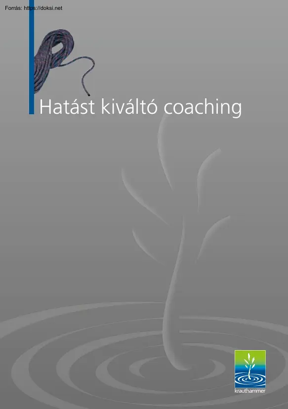 Hatást kiváltó coaching