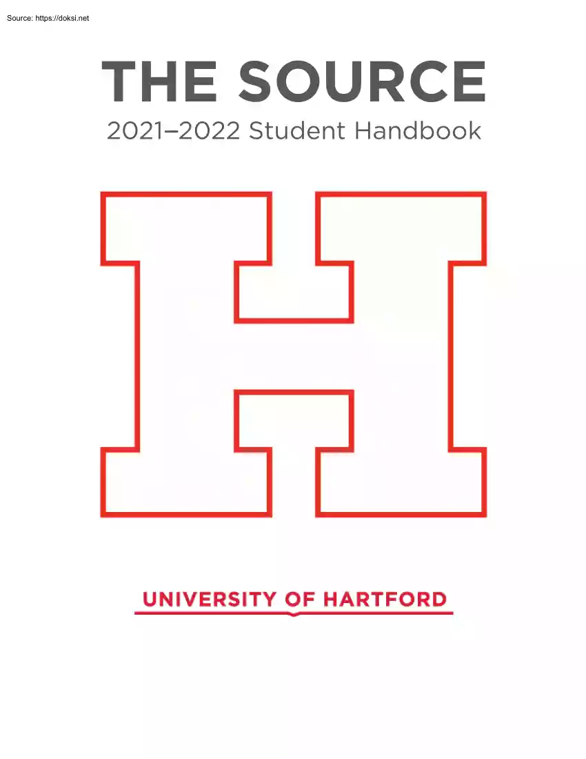 University of Hartford, Student Handbook