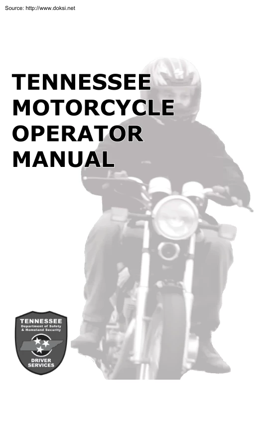 Tennessee Motorcycle Operator Manual