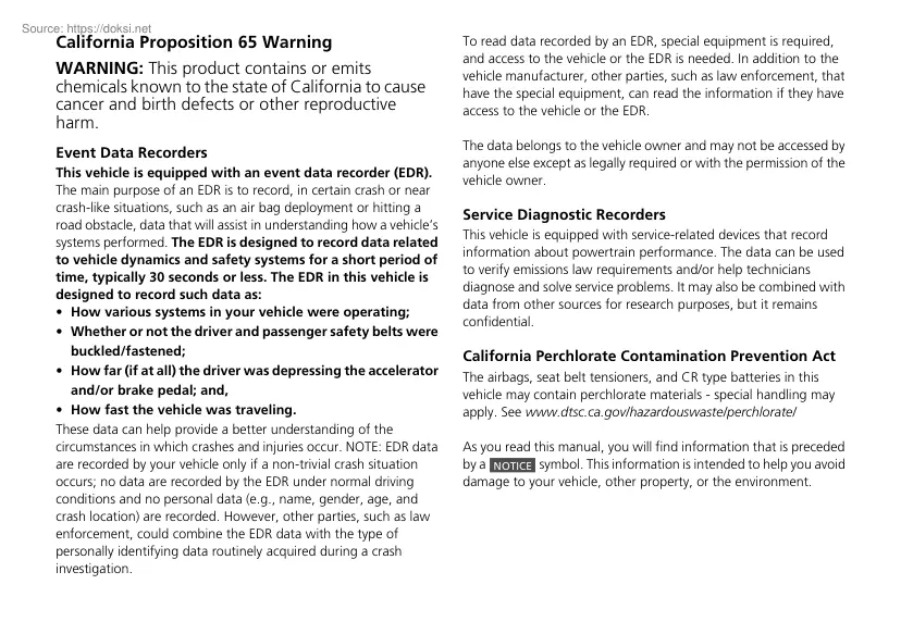 Acura ILX, 2015 owners manual
