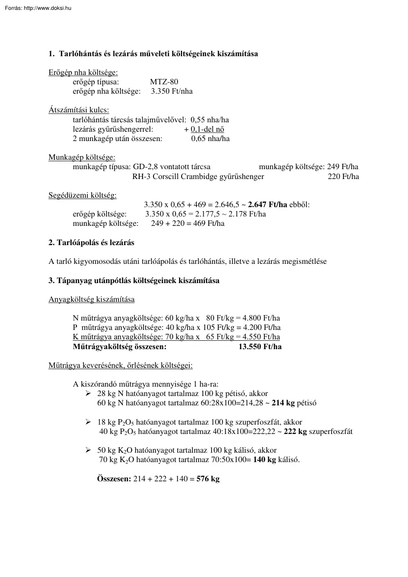 Martos Péterné - Technológia dolgozat