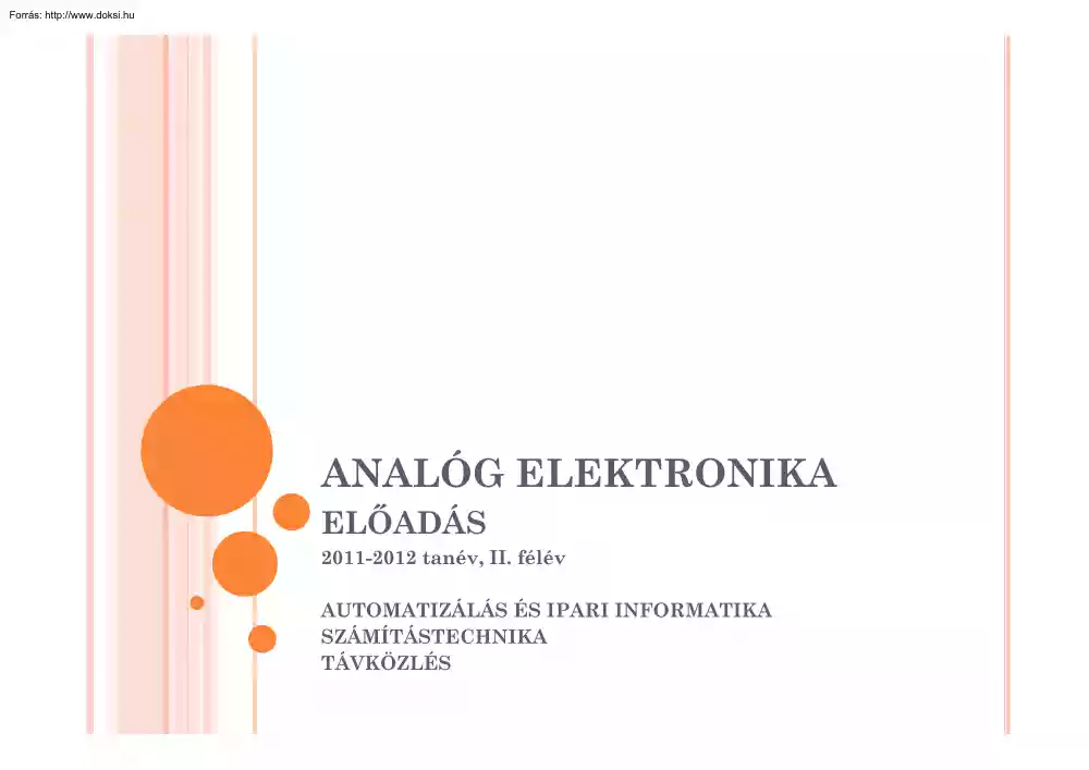 Analóg elektronika