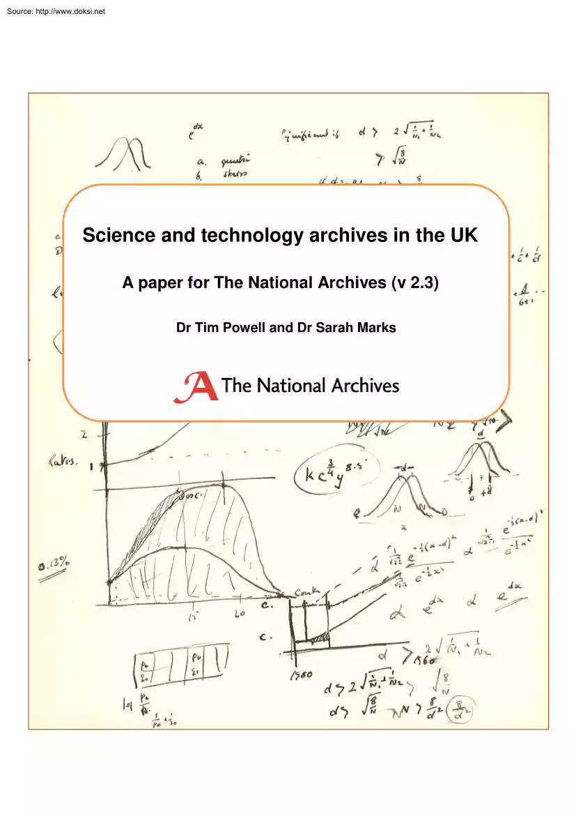 Powell-Marks - Science and Technology Archives in the UK
