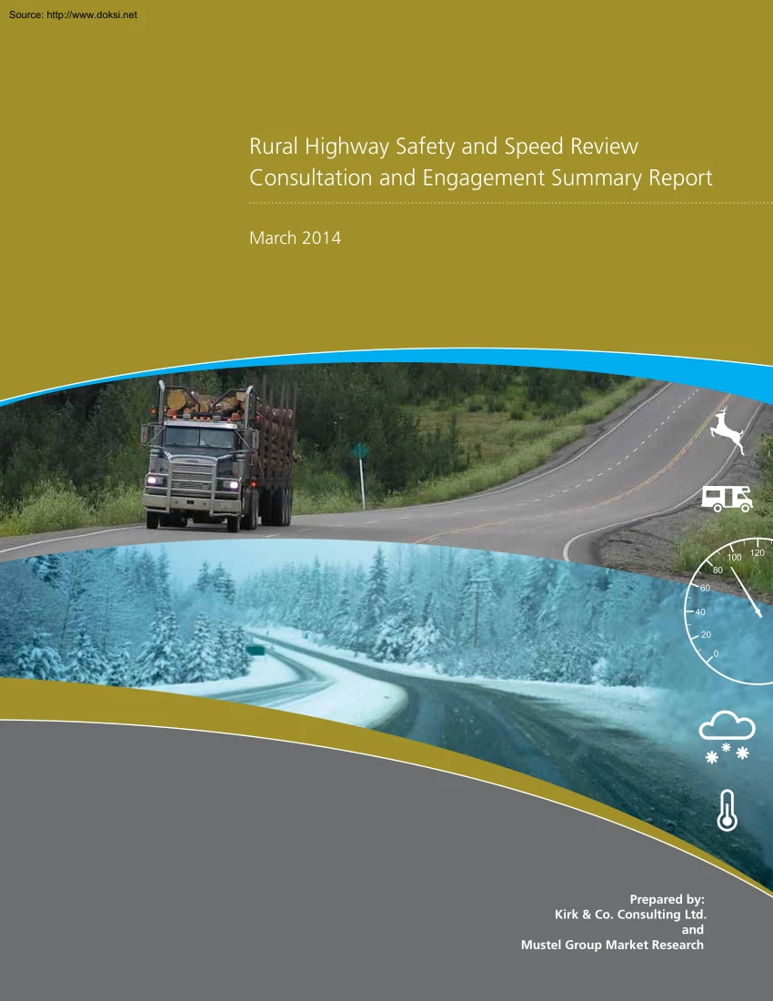 Rural Highway Safety and Speed Review Consultation and Engagement Summary Report